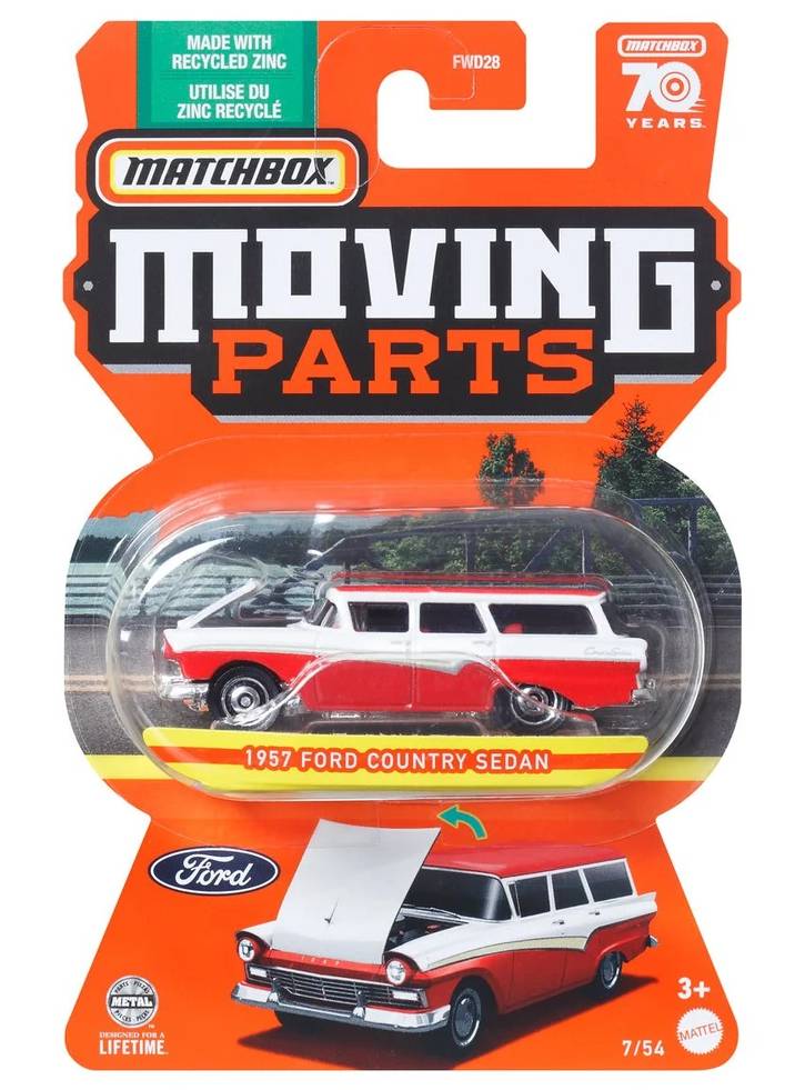 Vehicul Matchbox Moving Parts1957 Ford Country Sedan (HLF92)