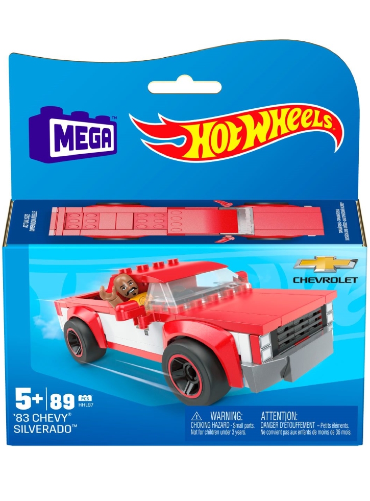 Vehicul Mega Hot Wheels 83 Chevy Silverado (HHL97)