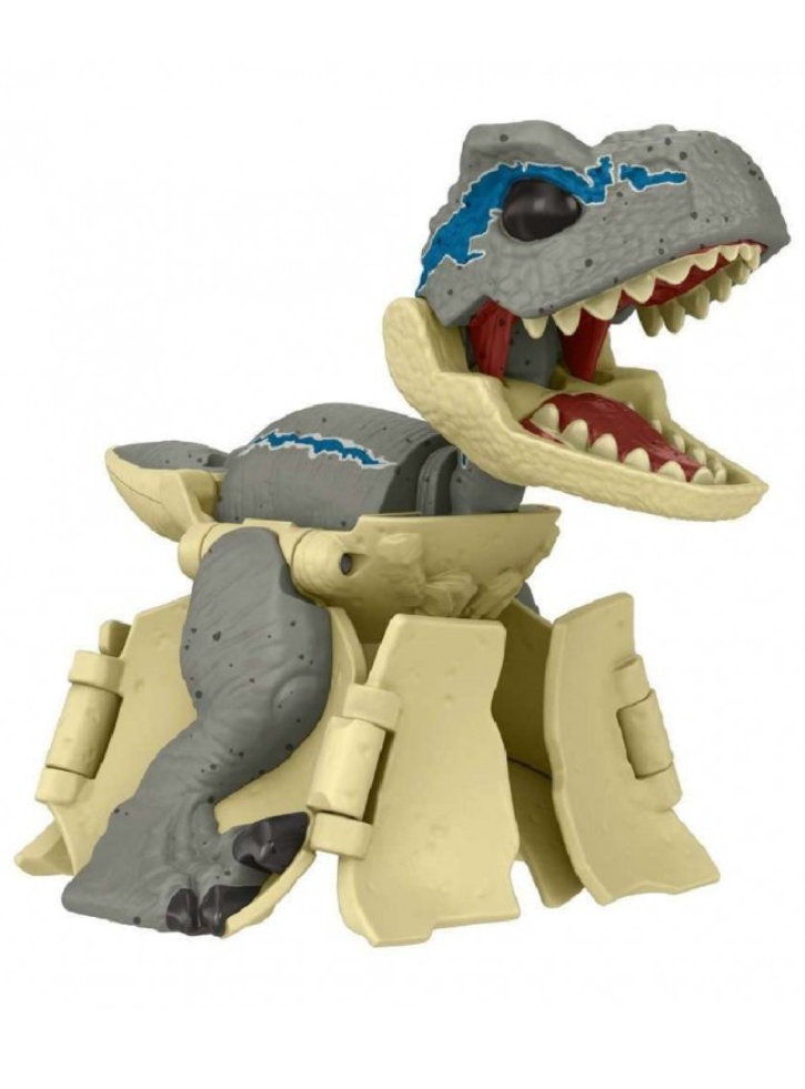 Jurassic World Fierce Changers Hidden Hatchers Velociraptor Blue (HLP01)