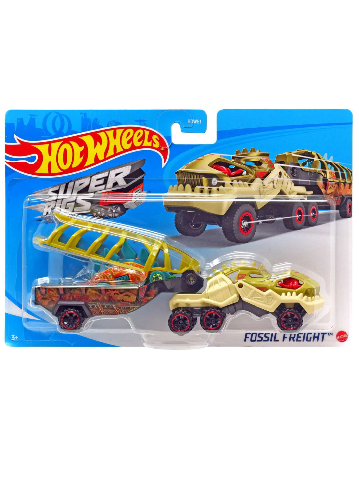 Vehicul Hot Wheels Super Rigs Fossil Freight (GKC25)