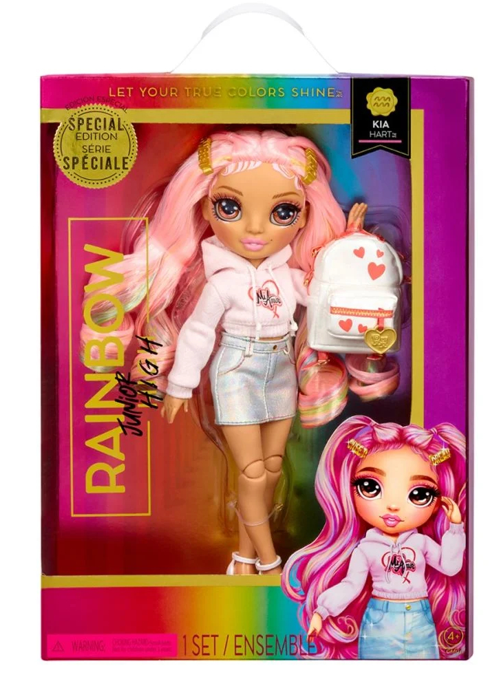 Papusa MGA Rainbow High Rainbow Junior High - Kia Hart Special Edition (590781EUC)