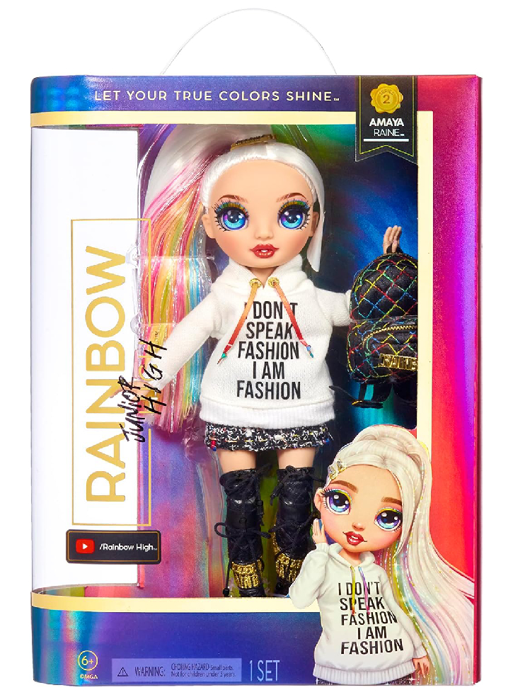 Papusa MGA Rainbow High Rainbow Junior High Amaya Raine (592953EUC)