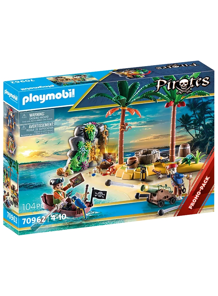 Playmobil Pirate Treasure Island with Skeleton (70962)