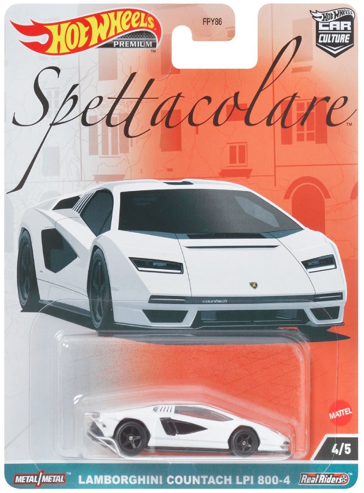 Vehicul Hot Wheels Premium Car Culture Spettacolare Lamborghini Countach LPI 800-4 (HKC40)