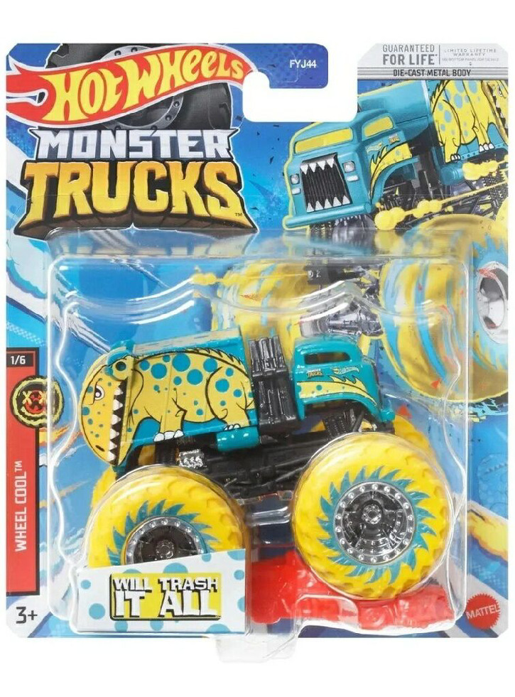 Hot Wheels Monster Trucks Wiil Trash it All Die-Cast (HNW20)