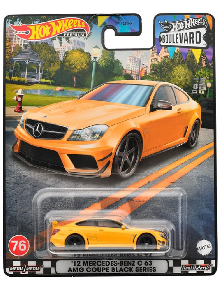 Hot Wheels Premium Boulevard 12 Mercedes-Benz C 63 AMG Coupe Black Series (HKF23)