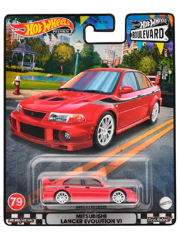 Vehicul Hot Wheels Premium Boulevard Mitsubishi Lancer Evolution VI (HKF26)
