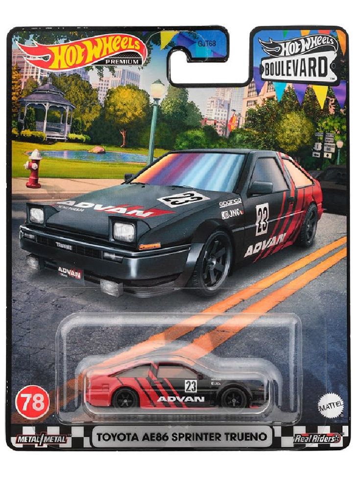 Vehicul Hot Wheels Premium Boulevard Toyota AE86 Sprinter Trueno (HKF28)