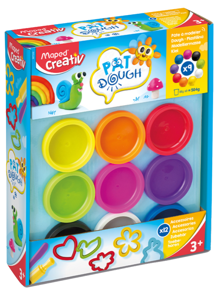Set Plastilina Maped Creativ Pot Dough Kit & Forms (907202)