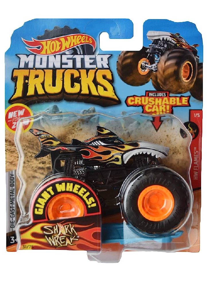Hot Wheels Monster Trucks Shark Wreak Die-Cast (HLR97)