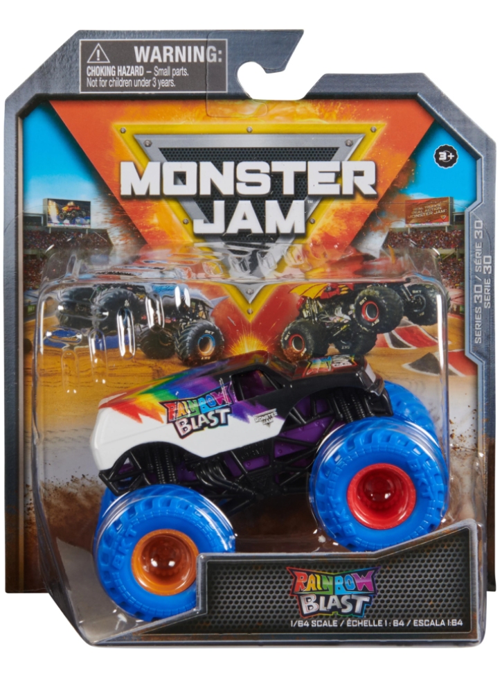 Monster Jam S30 Rainbow Blast (1:64) (20141172)