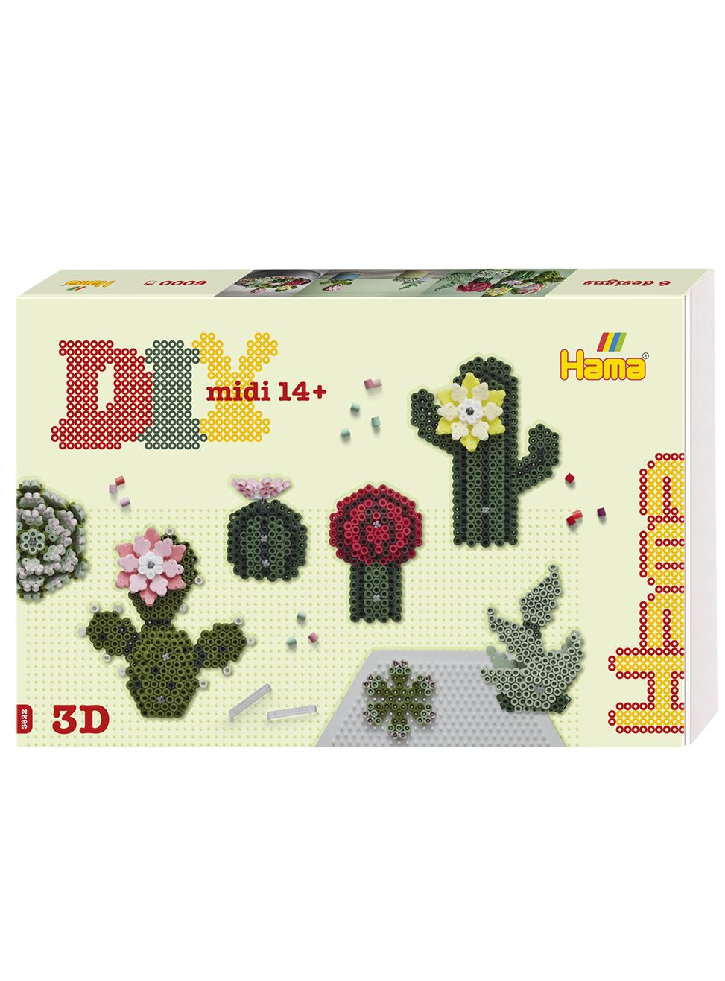 Set Hama Midi Beads Art Succulents (383622)