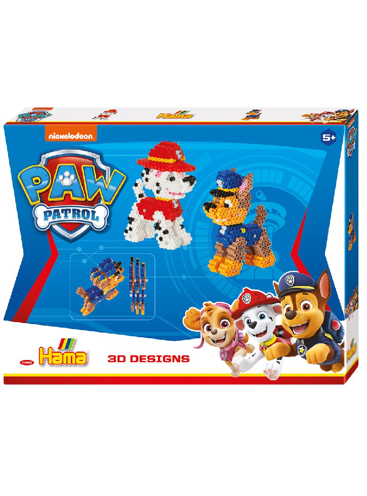 Set Hama Midi Beads Paw Patrol 3D (387920)