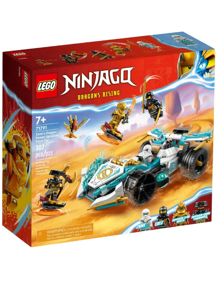 LEGO Ninjago Zane's Dragon Power Spinjitzu Race Car (71791)