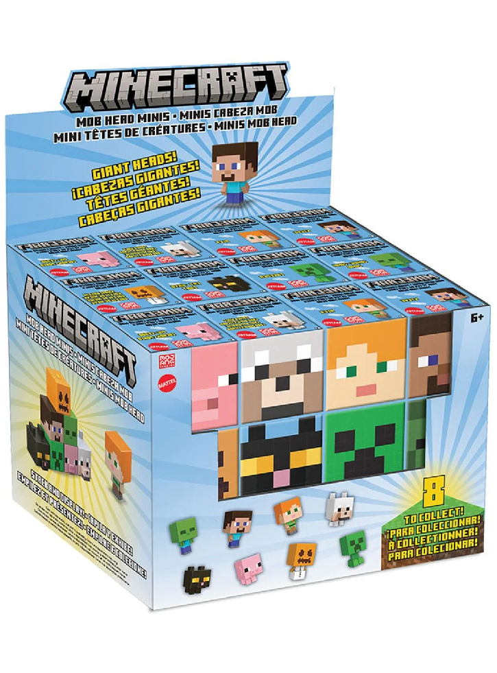 Figurine Mini Minecraft Mob Head (Random)