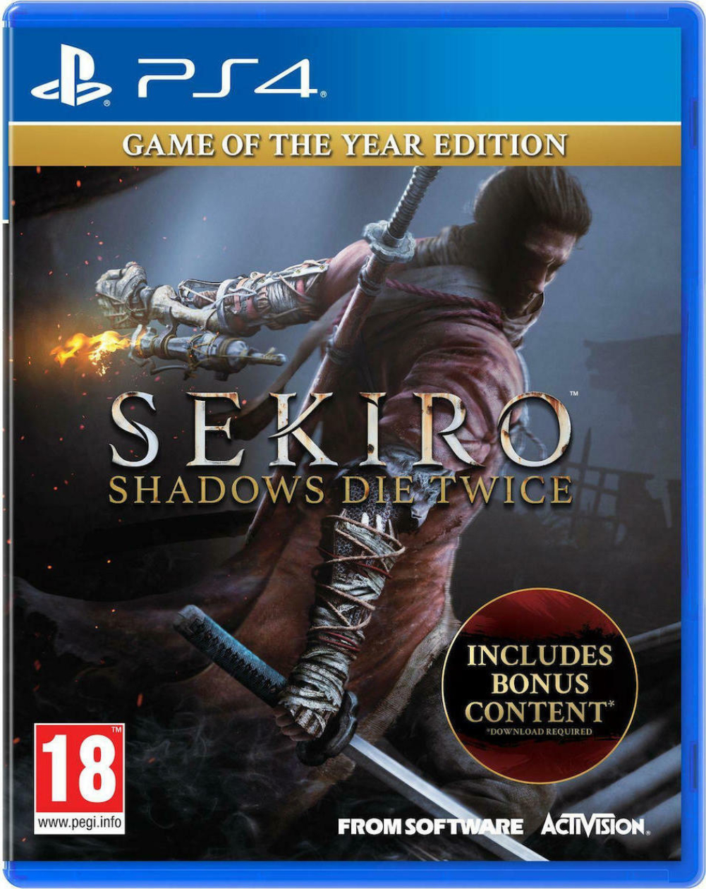 Sekiro Shadows Die Twice Game of the Year - Playstation 4