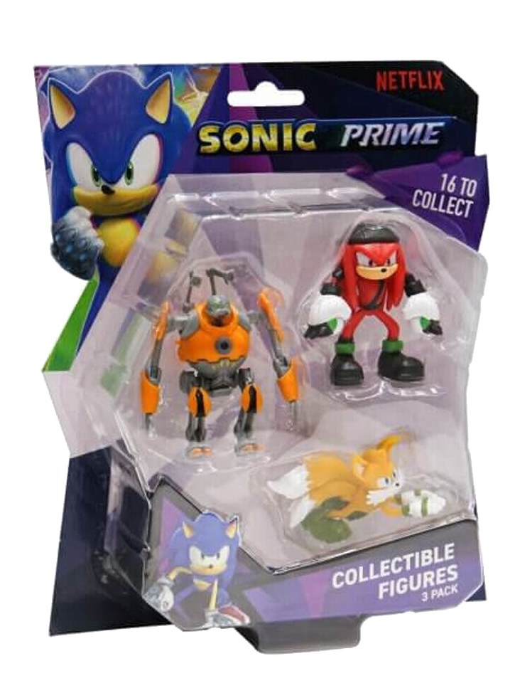 Figurine Sonic Prime Collectible 3 Pack (S1) 6.5cm (Random) (SON2020)
