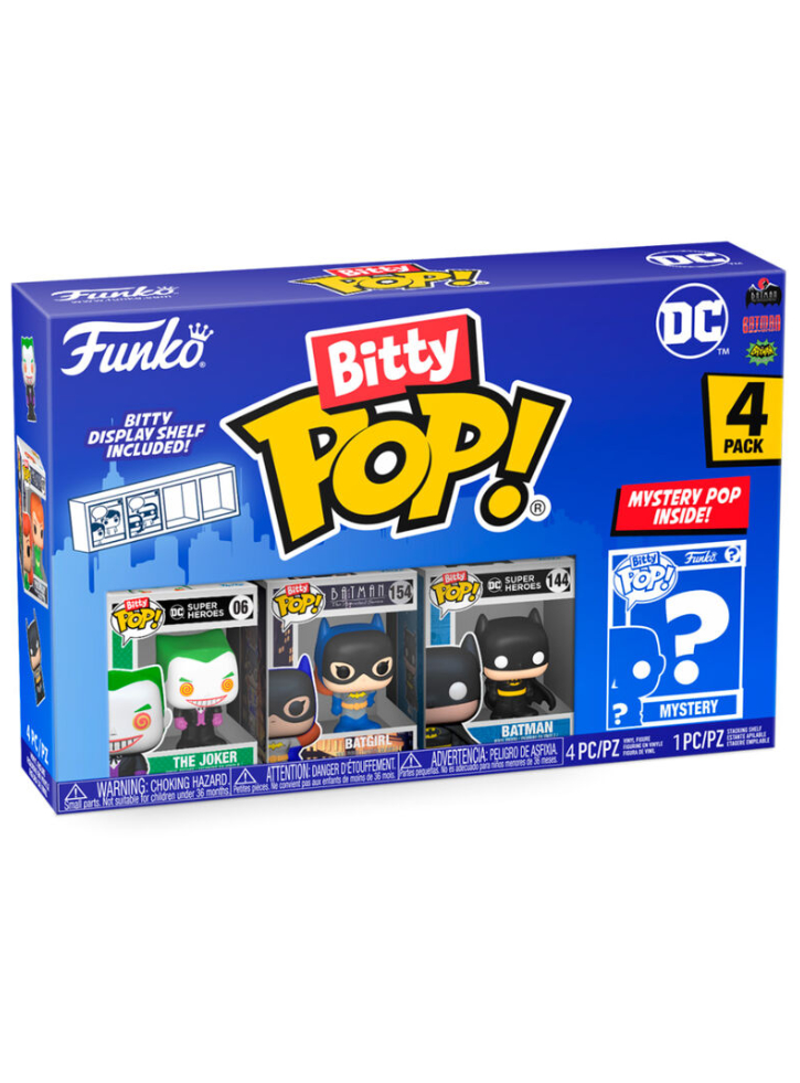 Figurine Funko Bitty Pop 4-Pack DC The Joker 2.5cm