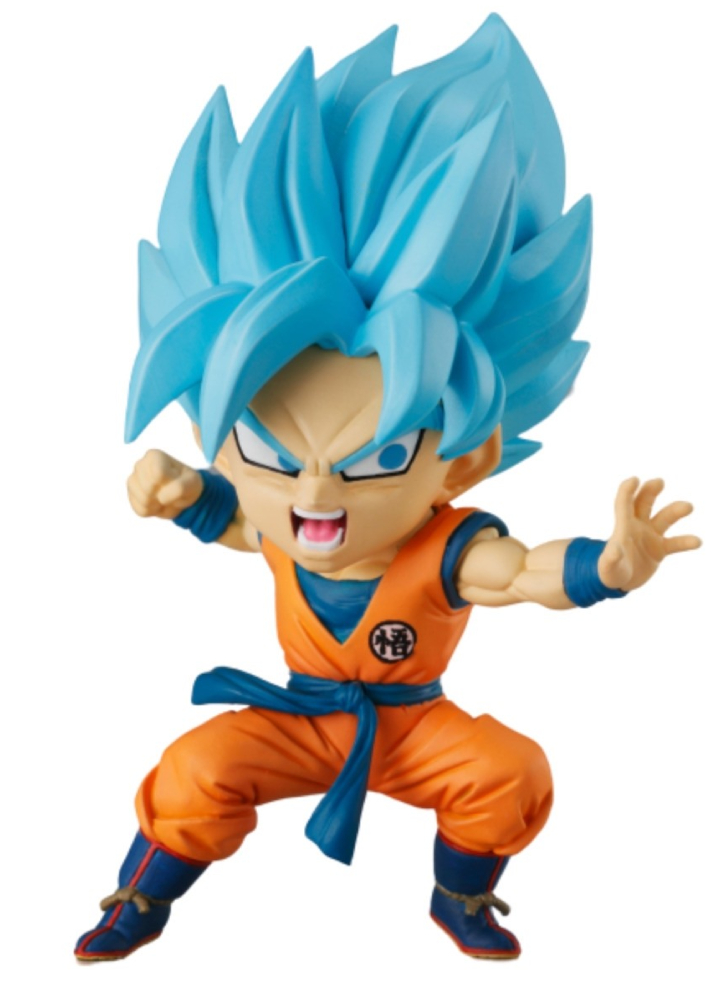 Figurina Bandai Chibi Masters Dragon Ball Super Saiyan Blue Son Goku 8cm