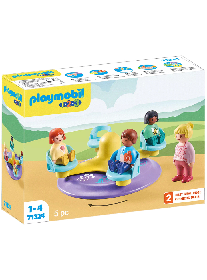 Set Playmobil 1.2.3 Number-Merry-Go Round (71324)