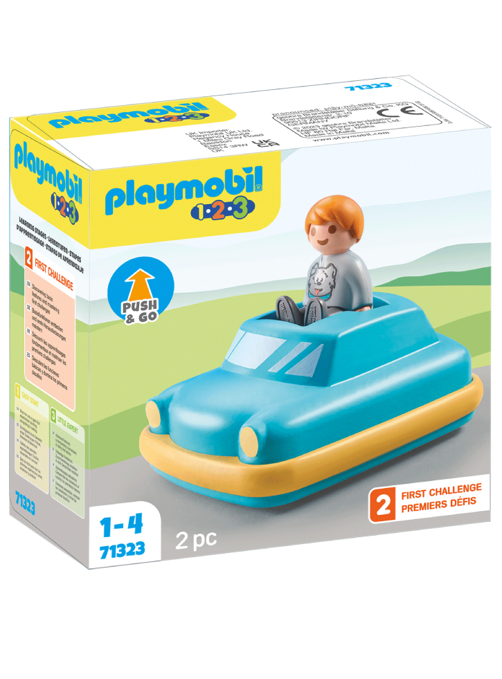 Playmobil 1.2.3 Push & Go Car (71323)