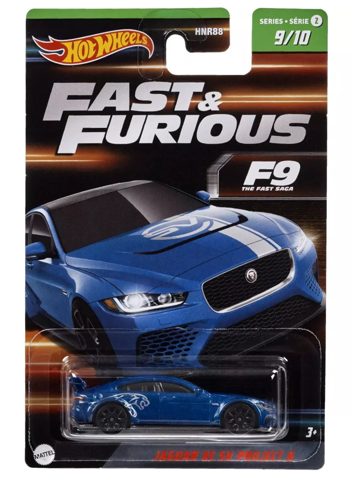 Vehicul Hot Wheels Tainies Fast Furious Jaguar Xe Sv Project 8 (HNT09)