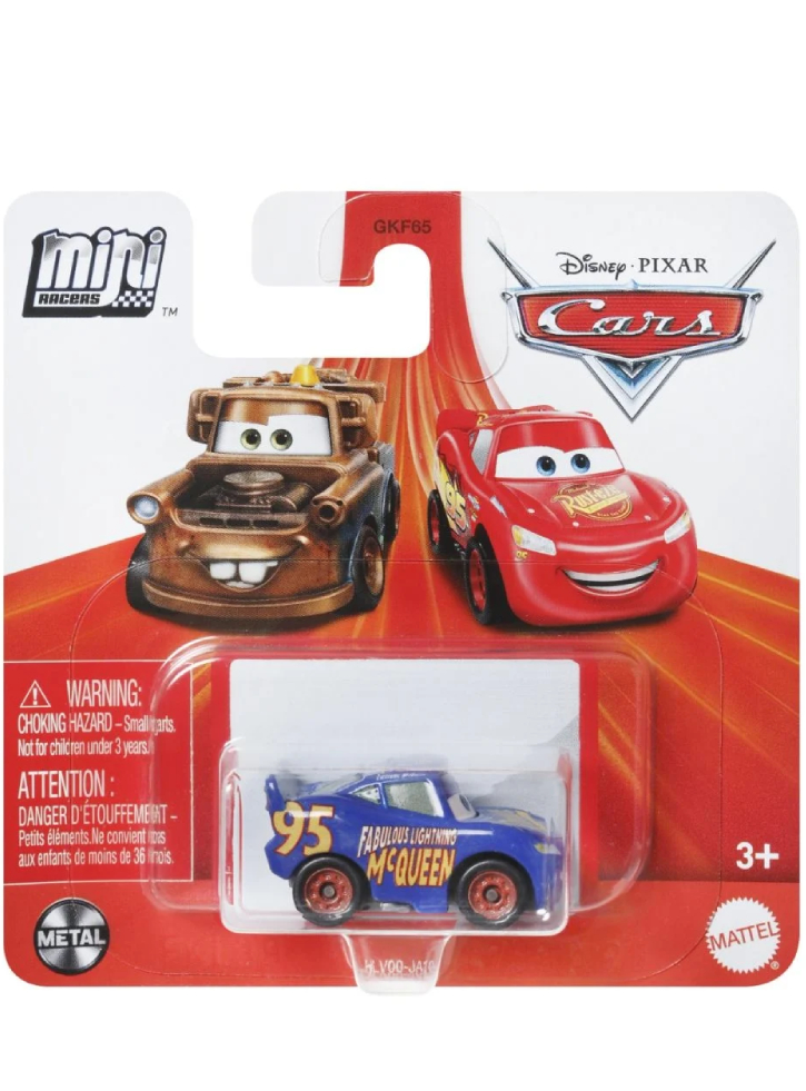 Vehicul Disney Cars Mini Racers Fabulus Lightning McQueen (HLV00)
