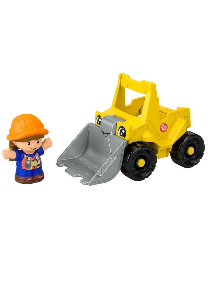 Excavator Fisher-Price Little People Yellow (HPX89)