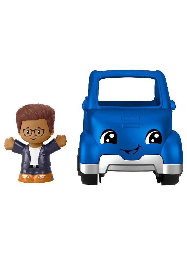 Vehicul Fisher-Price Little People Blue (HMX82)
