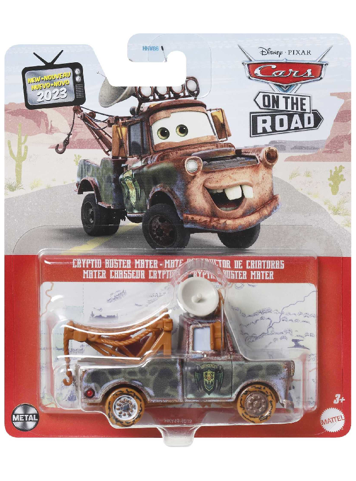 Vehicul Disney Pixar Cars On the Road Cryptid Buster Mater (HKY49)