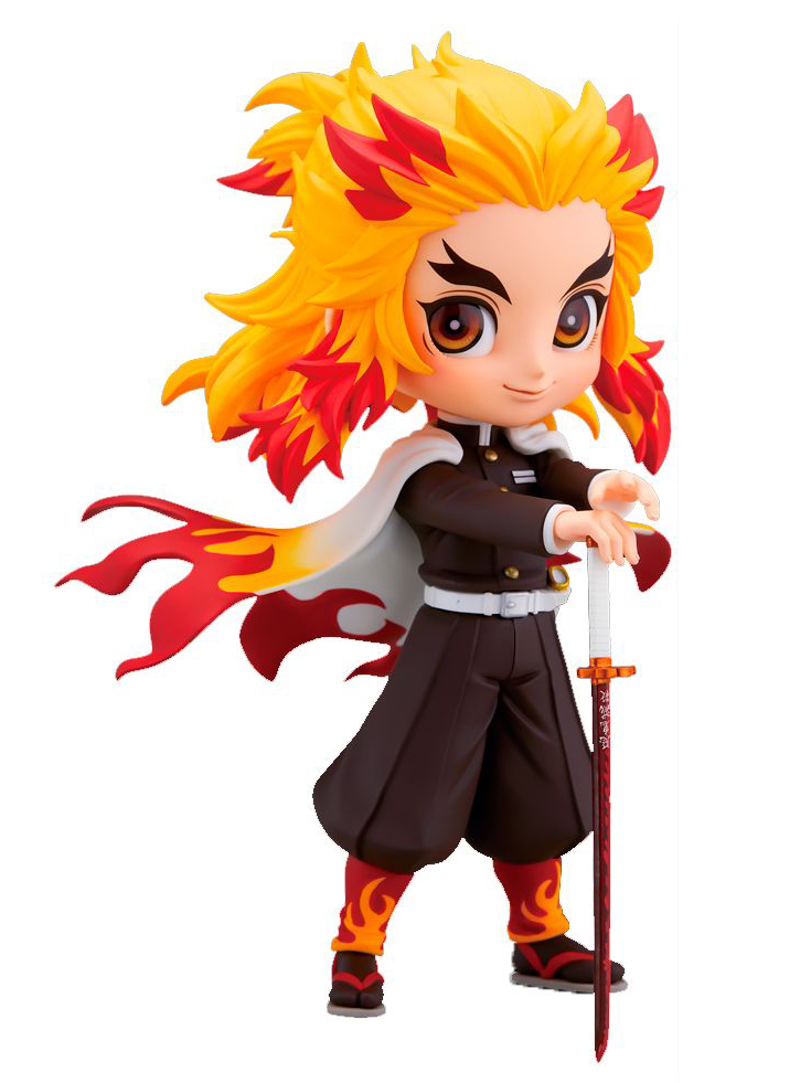 Figurina Banpresto Q Posket Demon Slayer Kimetsu No Yaiba Kyojuro Rengoku (Ver.A) 14cm