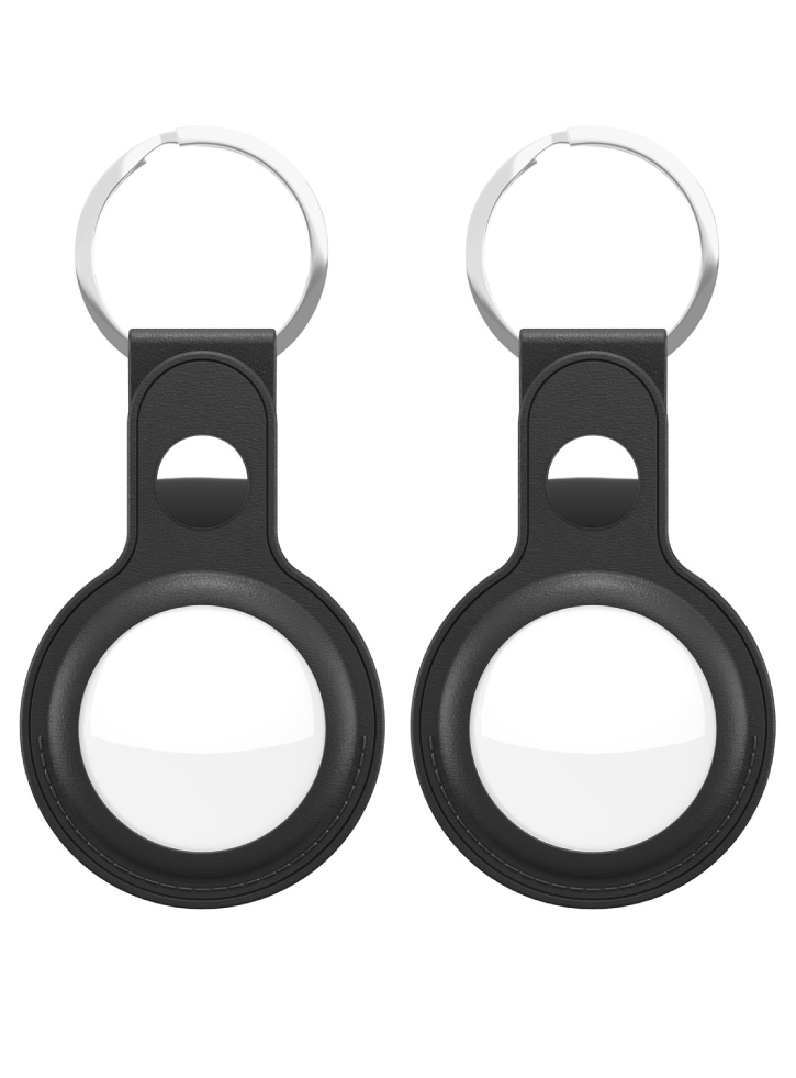 Keybudz Leather AirTag - Black