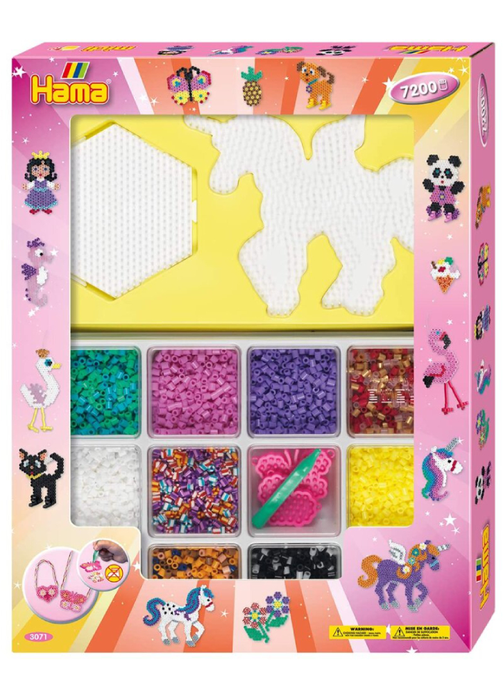 Set HAMA Midi Beads Pink (383071)