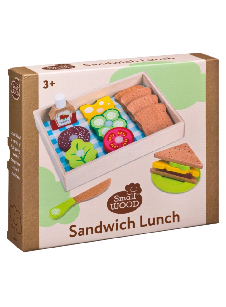 Set Small Wood Sandwich Lunch (L40131)