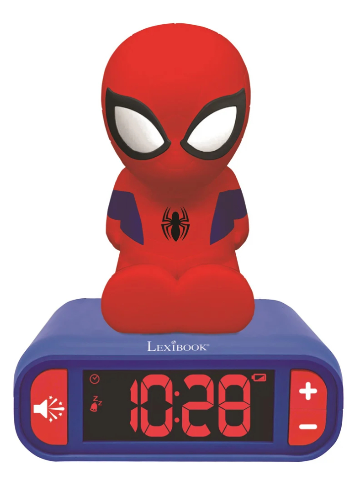 Lexibook Spider-Man Alarm Clock & Night Light 3D (RL800SP)