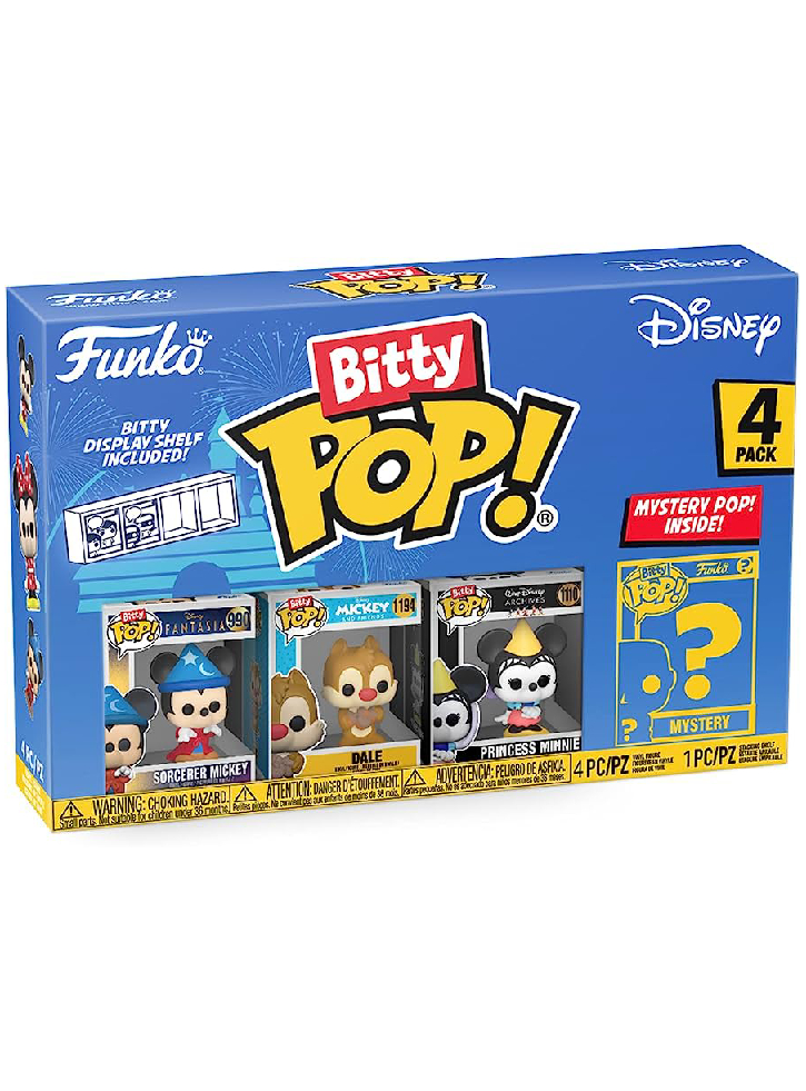 Figurine Funko Bitty Pop 4-Pack Disney Sorcerer Mickey 2.2cm