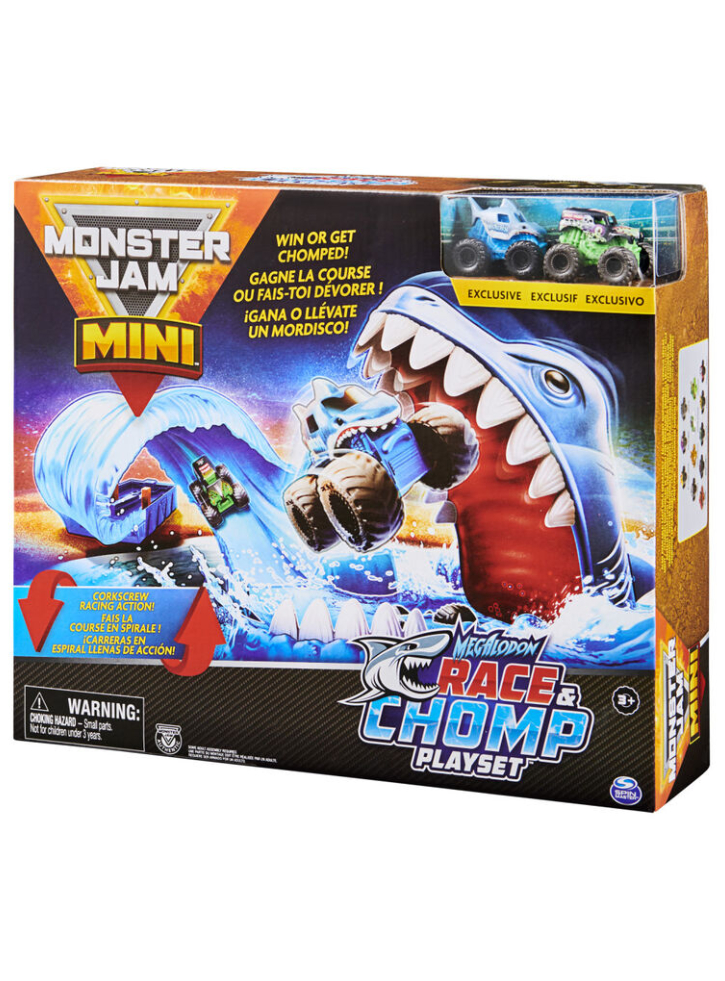 Set Monster Jam Mini Megalodon Race Chomp 1:80 (6060718)