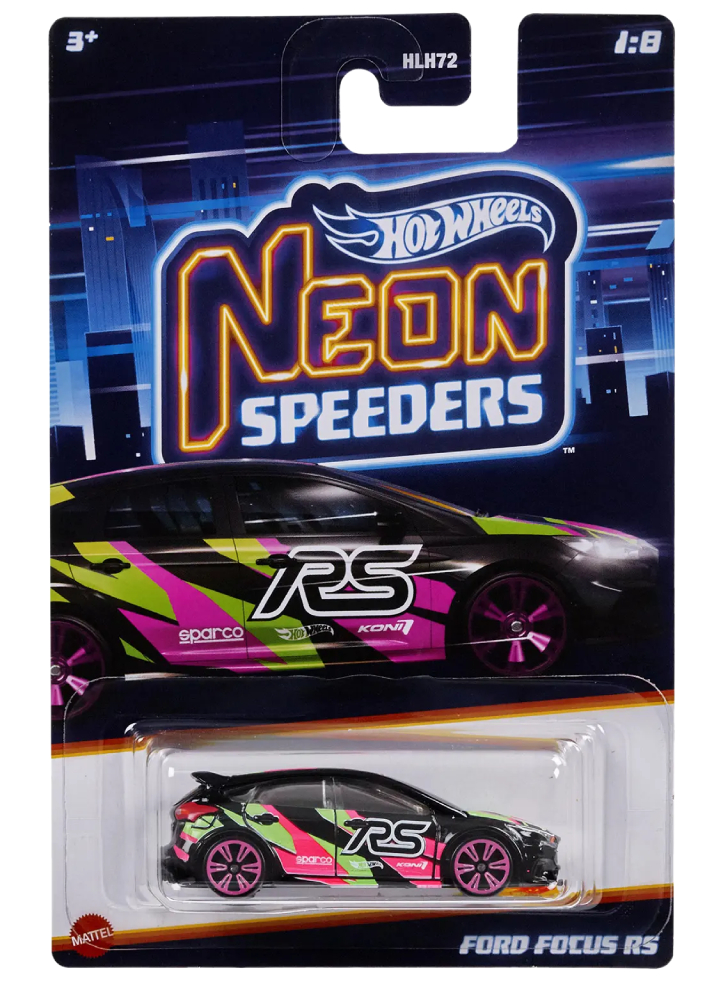 Hot Wheels Neon Speeders Ford Focus RS (HLH73)