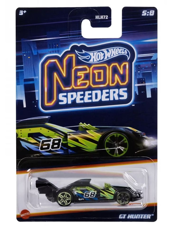 Hot Wheels Neon Speeders GT Hunter (HLH77)