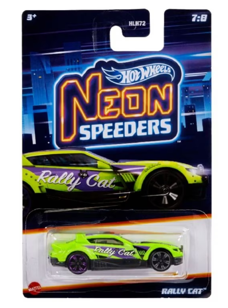 Hot Wheels Neon Speeders Rally Cat (HLH79)