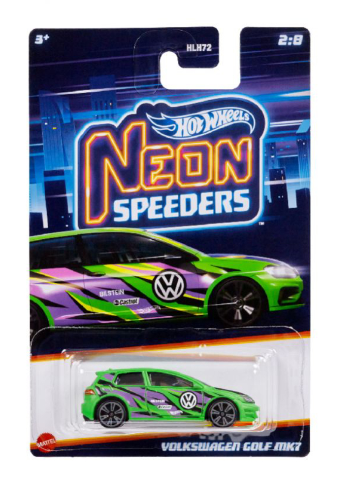 Hot Wheels Neon Speeders Volkswagen Golf MK7 (HLH74)
