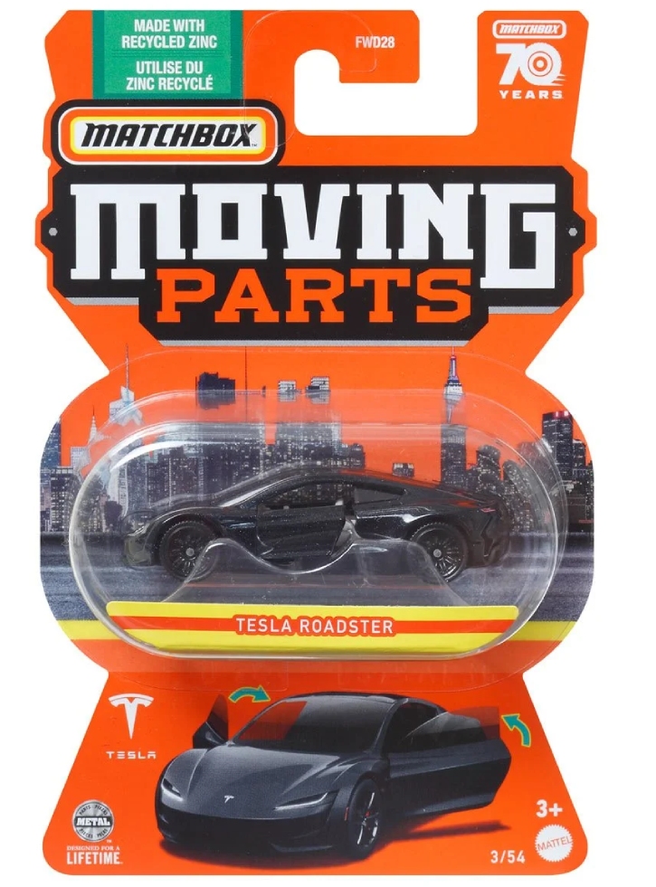 Matchbox Moving Parts Tesla Model 3 (HLF90)