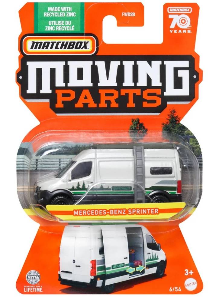 Matchbox Moving Parts Mercendes-Benz Sprinter (HLF91)