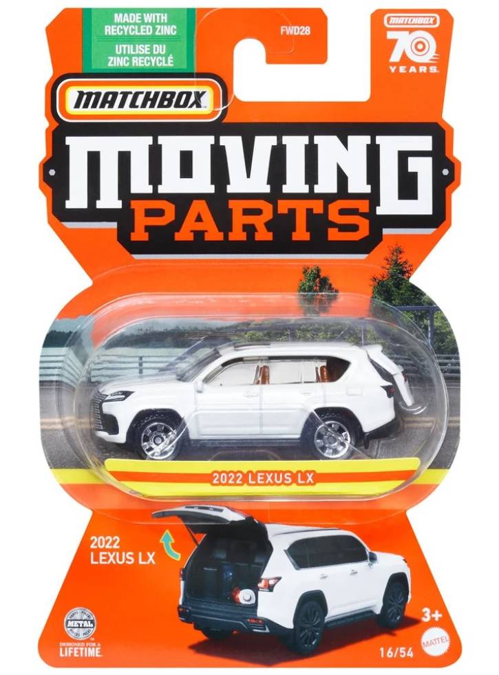 Matchbox Moving Parts 2022 Lexus LX (HLG01)