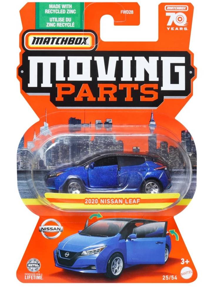 Matchbox Moving Parts 2020 Nissan Leaf (HLG10)