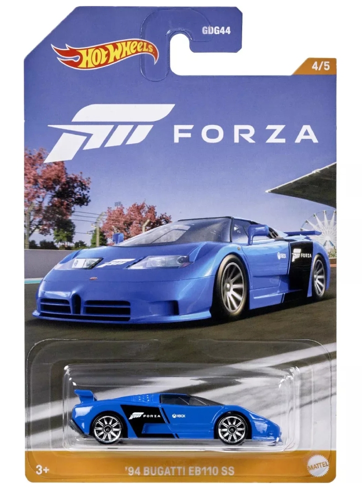Vehicul Hot Wheels Forza 94 Bugatti EB110 SS (HLK26)