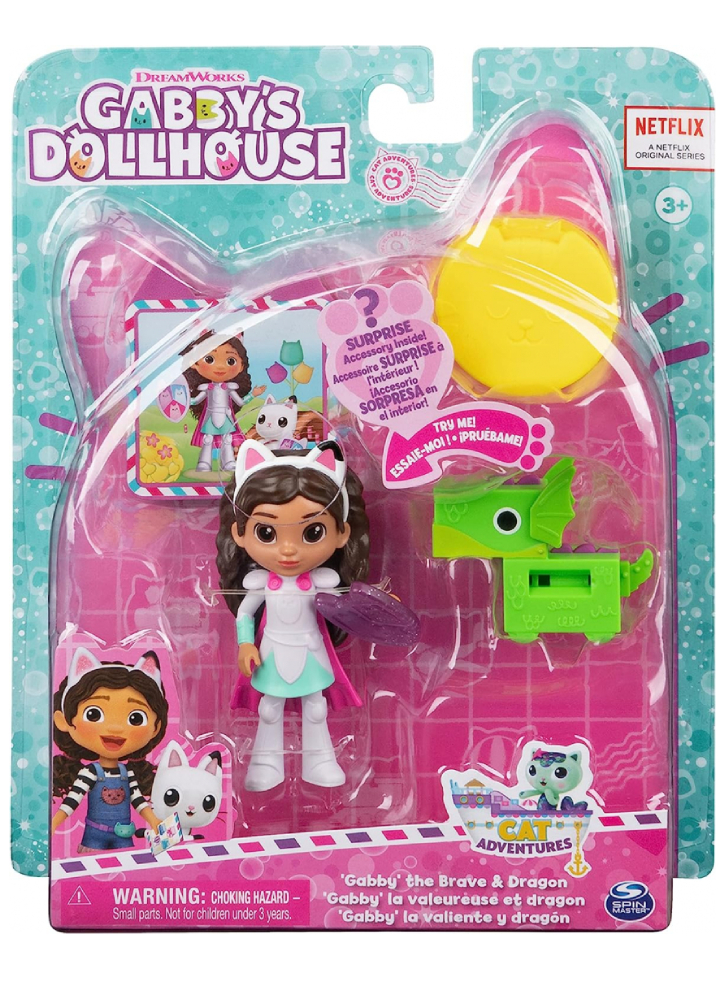 Papusa Gabby's Dollhouse Cat-tivity Knight (6067730)