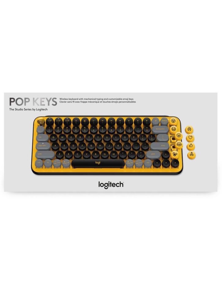 Tastatura Logitech Pop Keys Wireless Blast Yellow