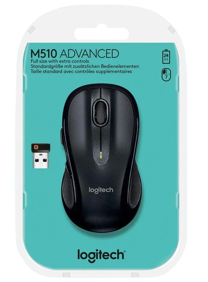 Mouse Logitech M510 Black