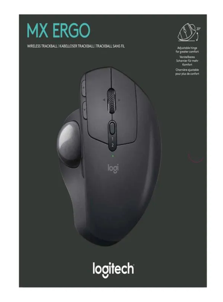 Mouse Logitech MX Ergo Graphite Wireless Trackball